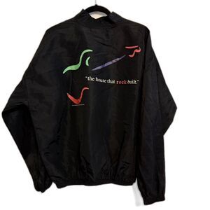 Vintage 1990s Rock & Roll Hall Of Fame Souvenir jacket Made In USA Size OS